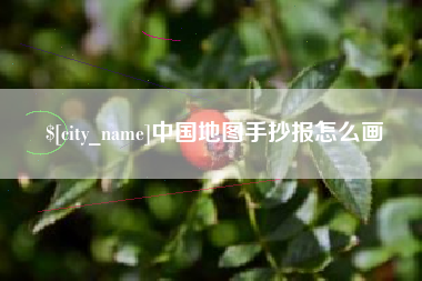 安岳中国地图手抄报怎么画