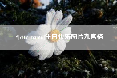 安岳生日快乐图片九宫格