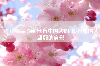 安岳5000米有中国人吗-都有中国人坚毅的身影