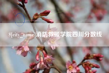安岳消防救援学院四川分数线