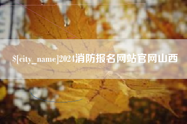 安岳2024消防报名网站官网山西