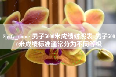 安岳男子5000米成绩对照表-男子5000米成绩标准通常分为不同等级