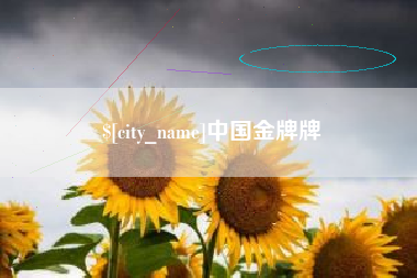 安岳中国金牌牌