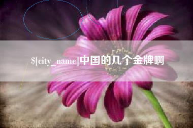 安岳中国的几个金牌啊