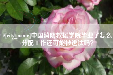 安岳中国消防救援学院毕业了怎么分配工作还可能被逃汰吗？