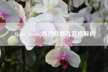 安岳西方命数九宫格解析