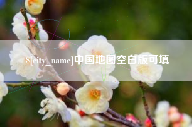 安岳中国地图空白版可填