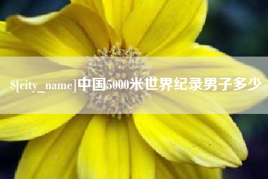 安岳中国5000米世界纪录男子多少