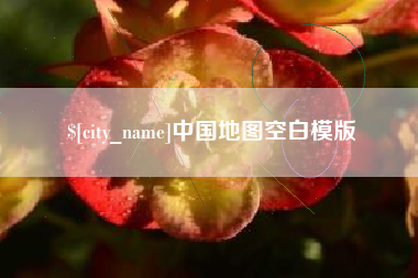 安岳中国地图空白模版