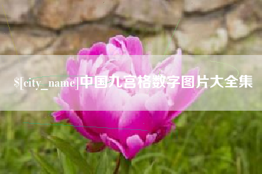 安岳中国九宫格数字图片大全集