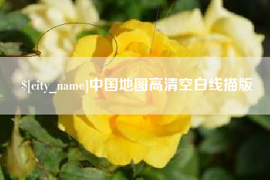 安岳中国地图高清空白线描版