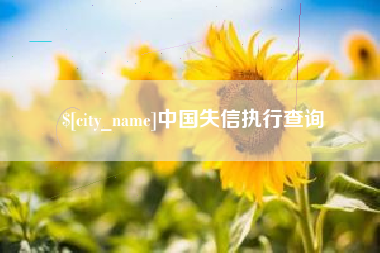 安岳中国失信执行查询