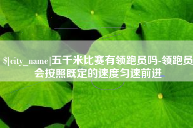 安岳五千米比赛有领跑员吗-领跑员会按照既定的速度匀速前进