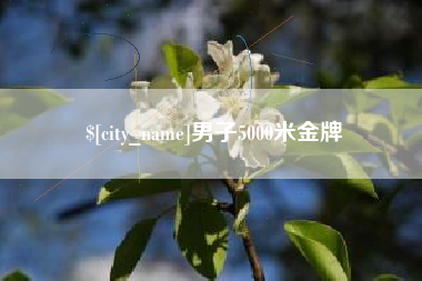 安岳男子5000米金牌