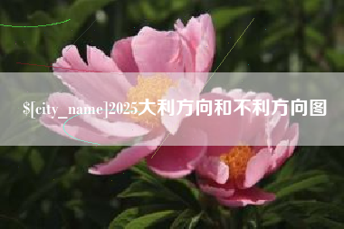 安岳2025大利方向和不利方向图