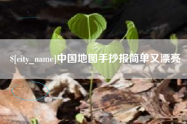 安岳中国地图手抄报简单又漂亮