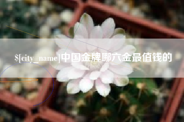 安岳中国金牌哪六金最值钱的