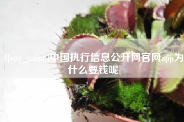 安岳中国执行信息公开网官网app为什么要钱呢