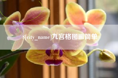 安岳九宫格图画简单