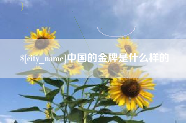 安岳中国的金牌是什么样的