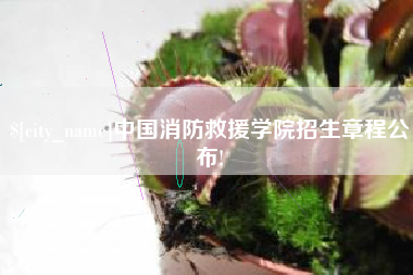 安岳中国消防救援学院招生章程公布!